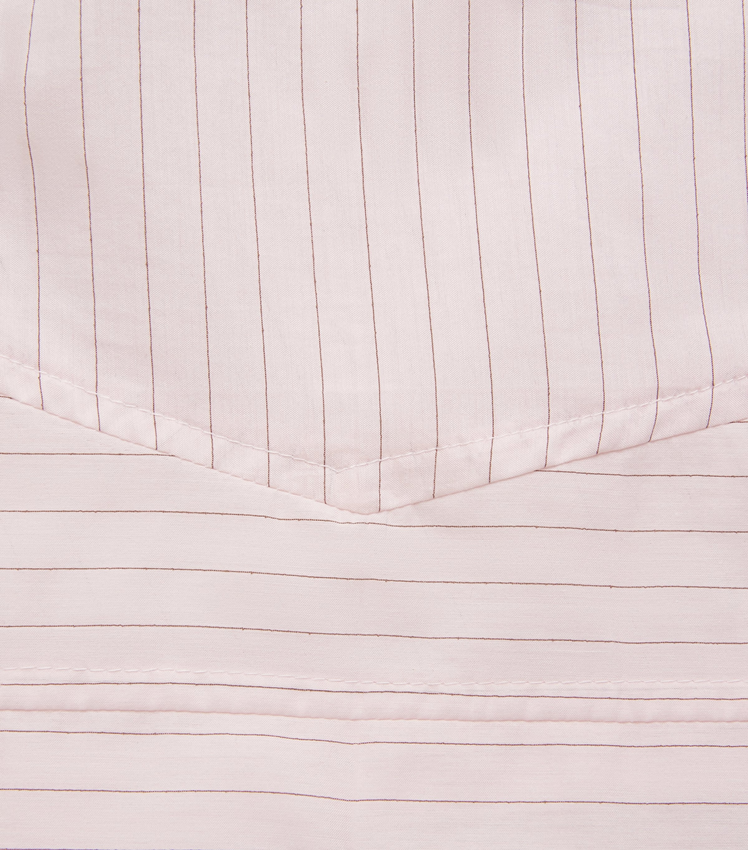 Claudie Pierlot Womens Cotton-Blend Stripe Shirt Pale Pink Image 6