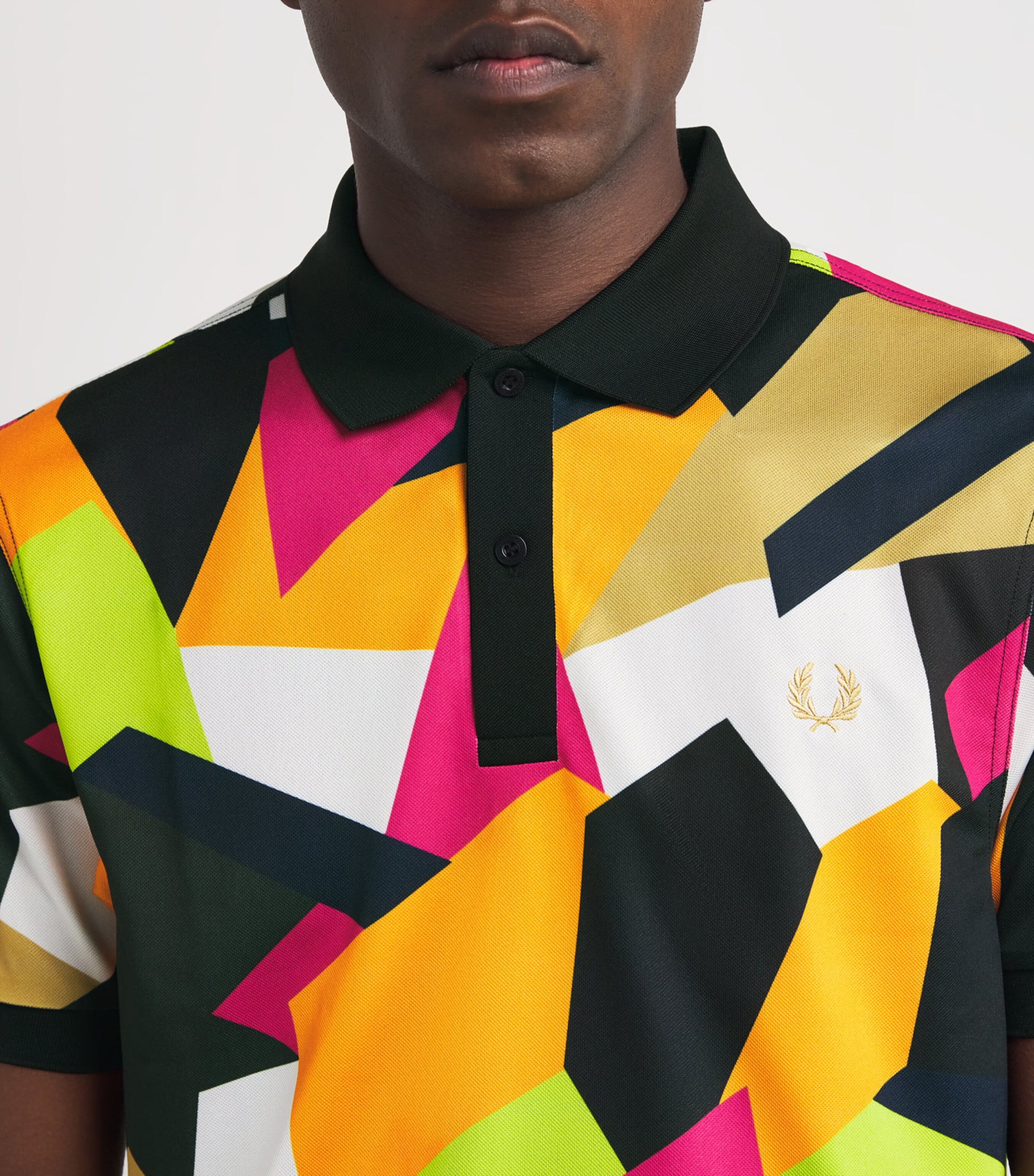 Fred Perry Printed Fred Perry Polo Shirt | Harrods US