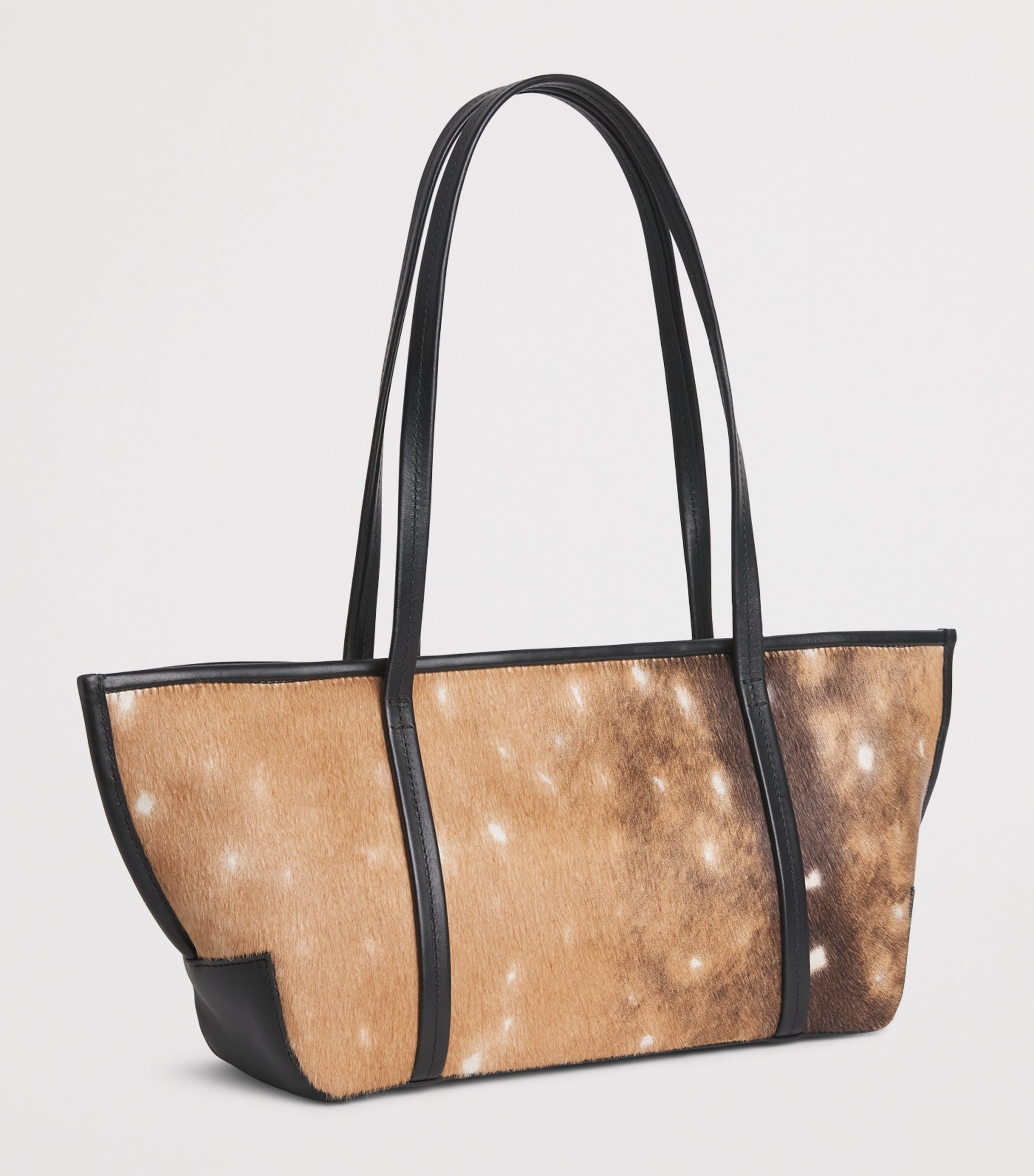 St. Agni Leather Fawn Slim Bateau Tote Bag Almond Image 3