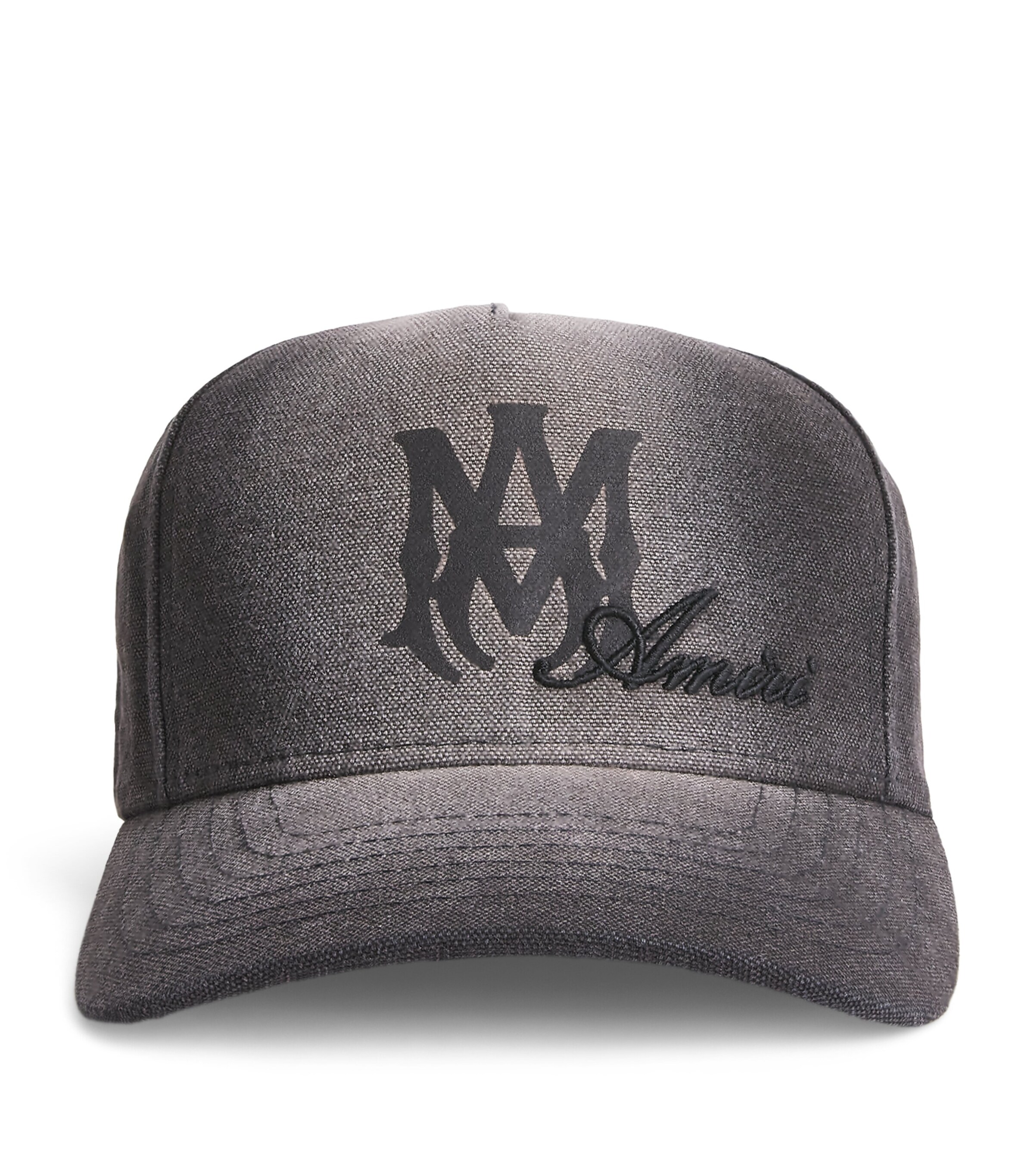 AMIRI Logo Script Baseball Cap Black Image 1
