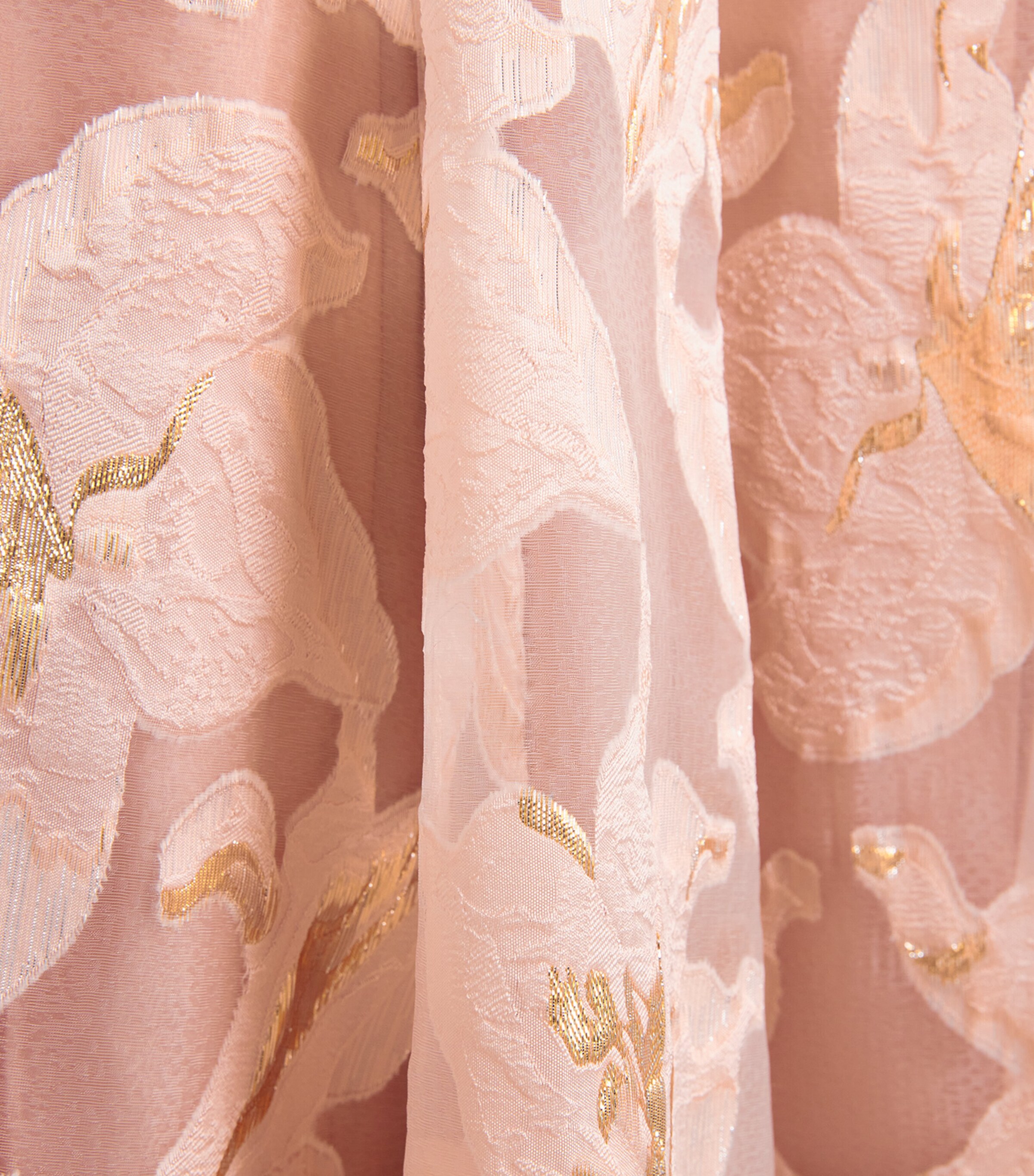 Talbot Runhof Womens Embroidered Floral Midi Dress Marble Image 5