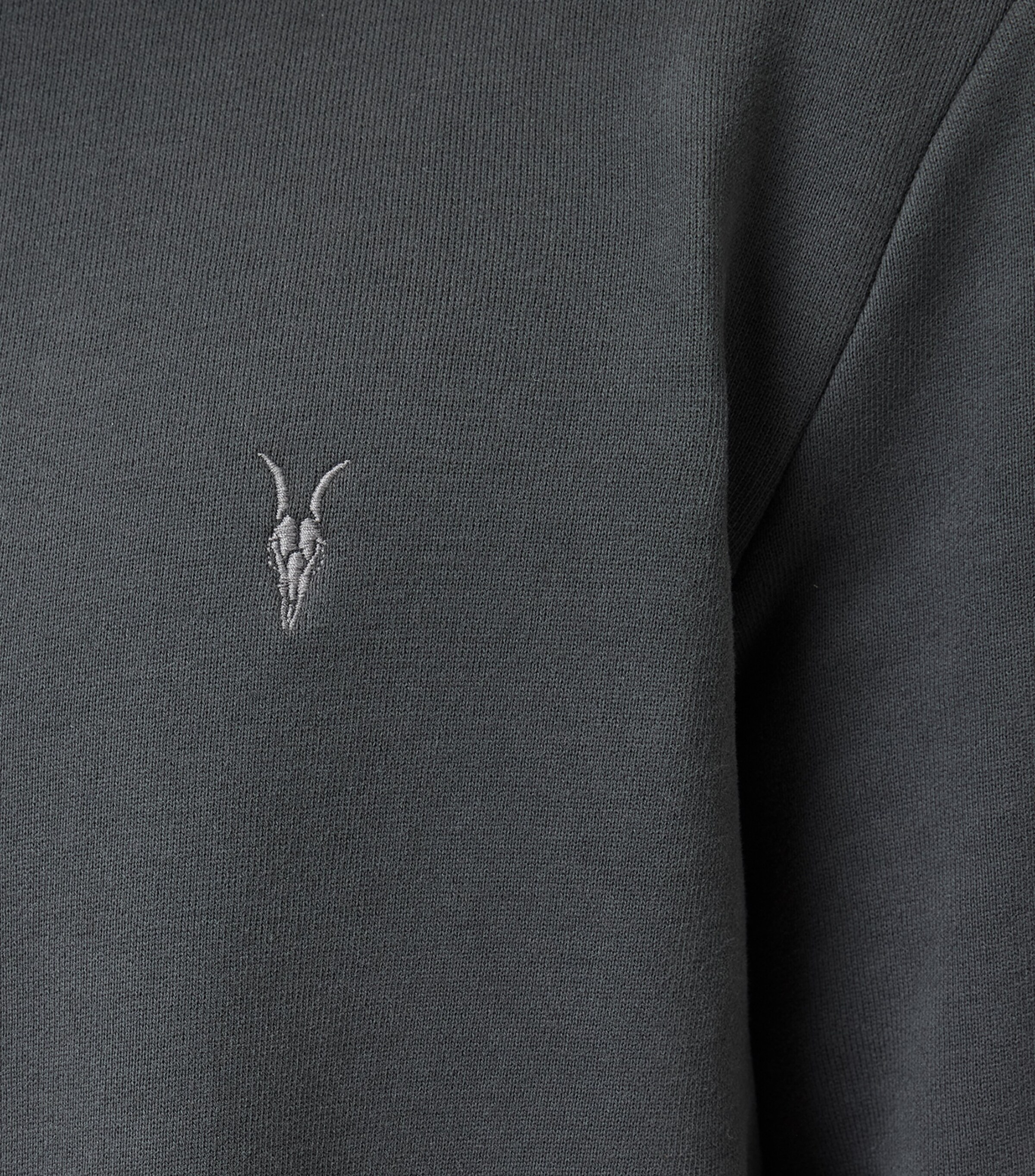 Organic Cotton Raven Ramskull Sweatshirt CARTER GREY Image 8