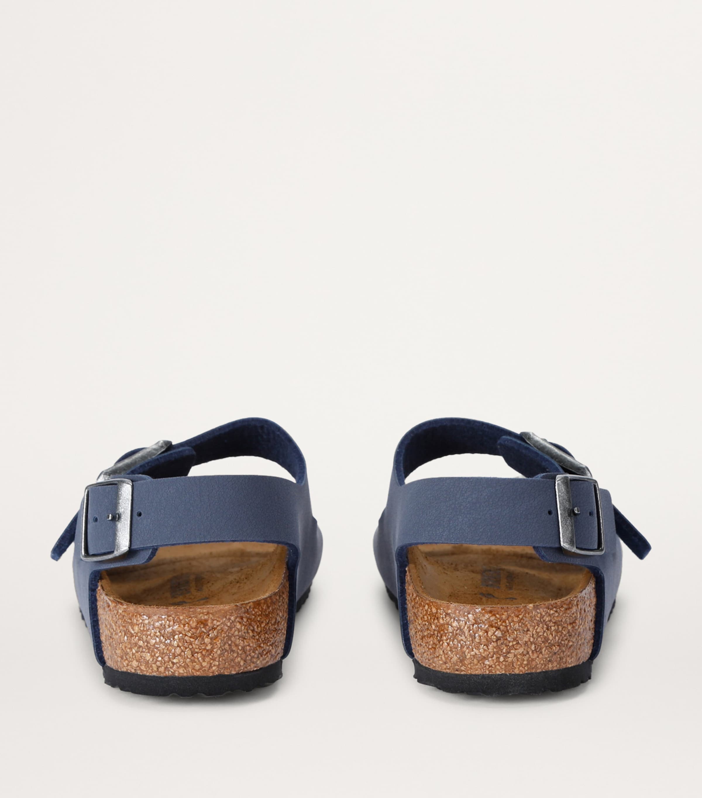 Birkenstock Birko-Flor Buckled Arizona Sandals Navy Image 2