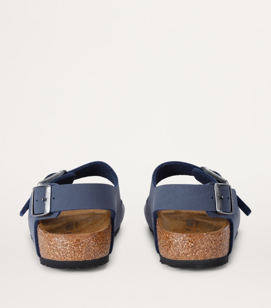 Birkenstock Birko-Flor Buckled Arizona Sandals Navy Image 2