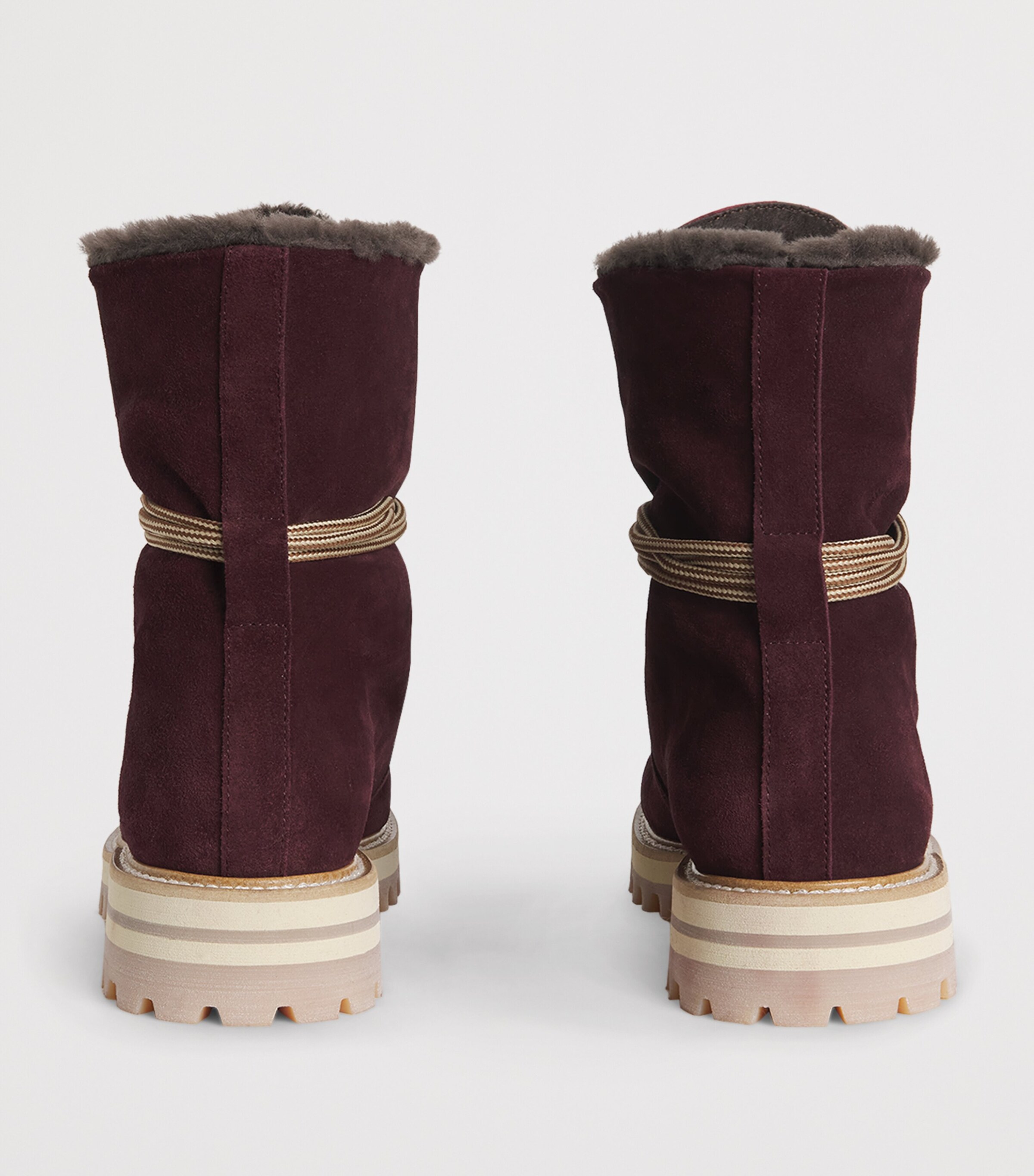 Suede Lace-Up Ankle Boots MOSTO Image 4