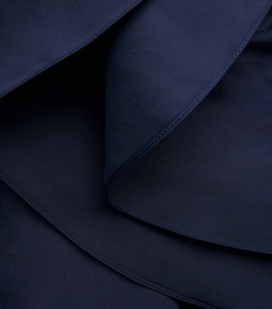 Safiyaa Womens Ruffle Cons Gown Navy Image 6