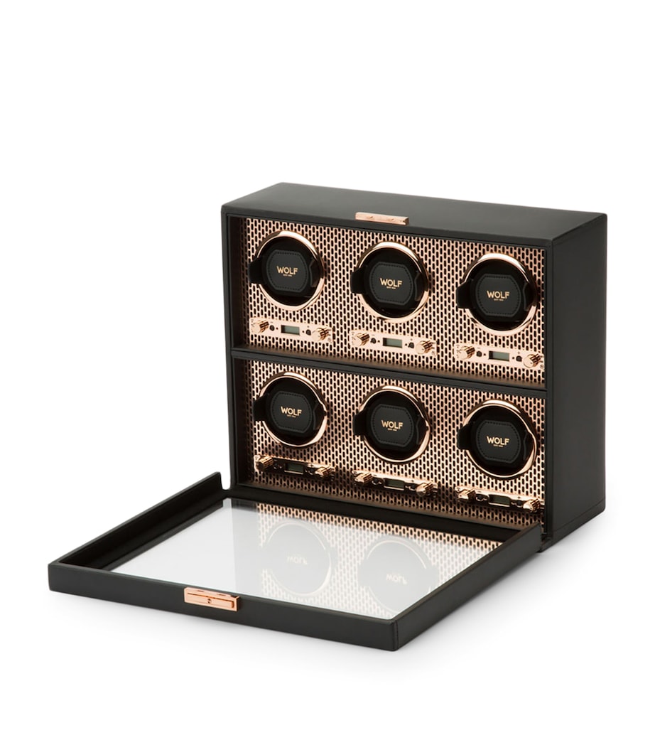 WOLF Axis 6-Piece Watch Winder Copper Image 3