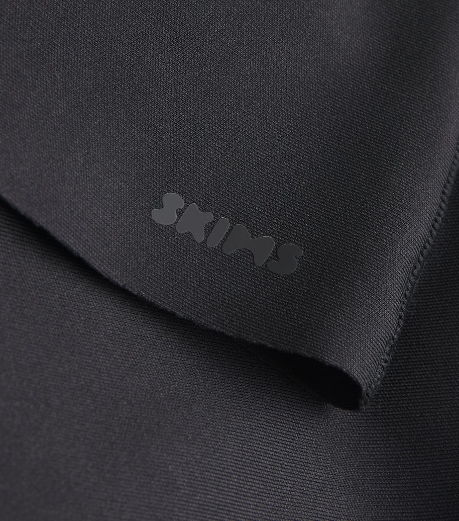 Skims Womens Core Sculpt Mid-Waist Shorts Onyx Image 4