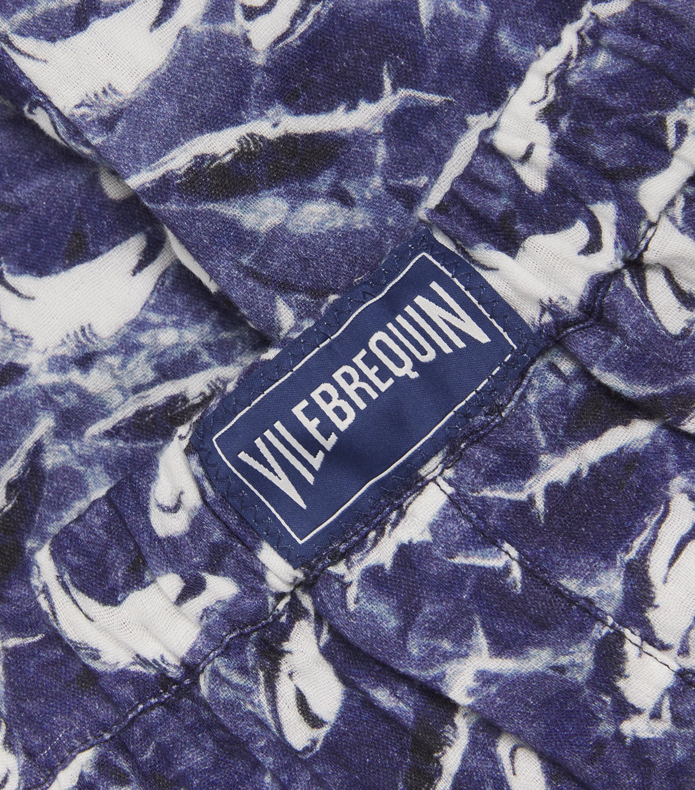 Shark Print Shorts (2-12 Years) 390 BLEU MARINE Image 4