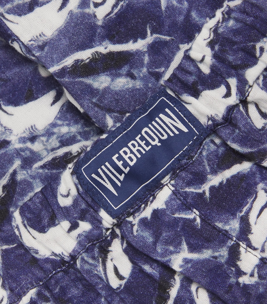 Shark Print Shorts (2-12 Years) 390 BLEU MARINE Image 4