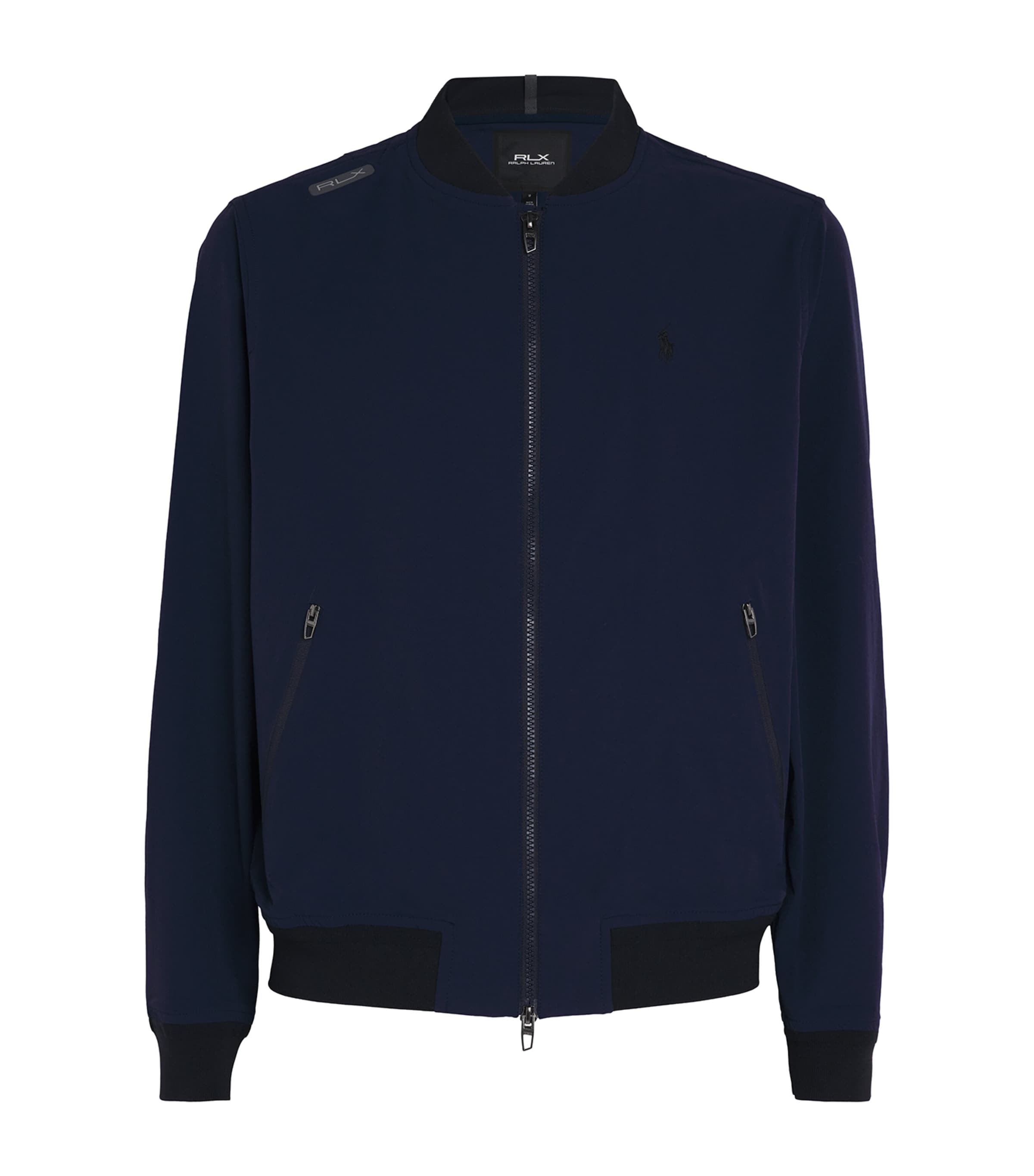 Polo Ralph Lauren Performance Bomber Jacket In Navy