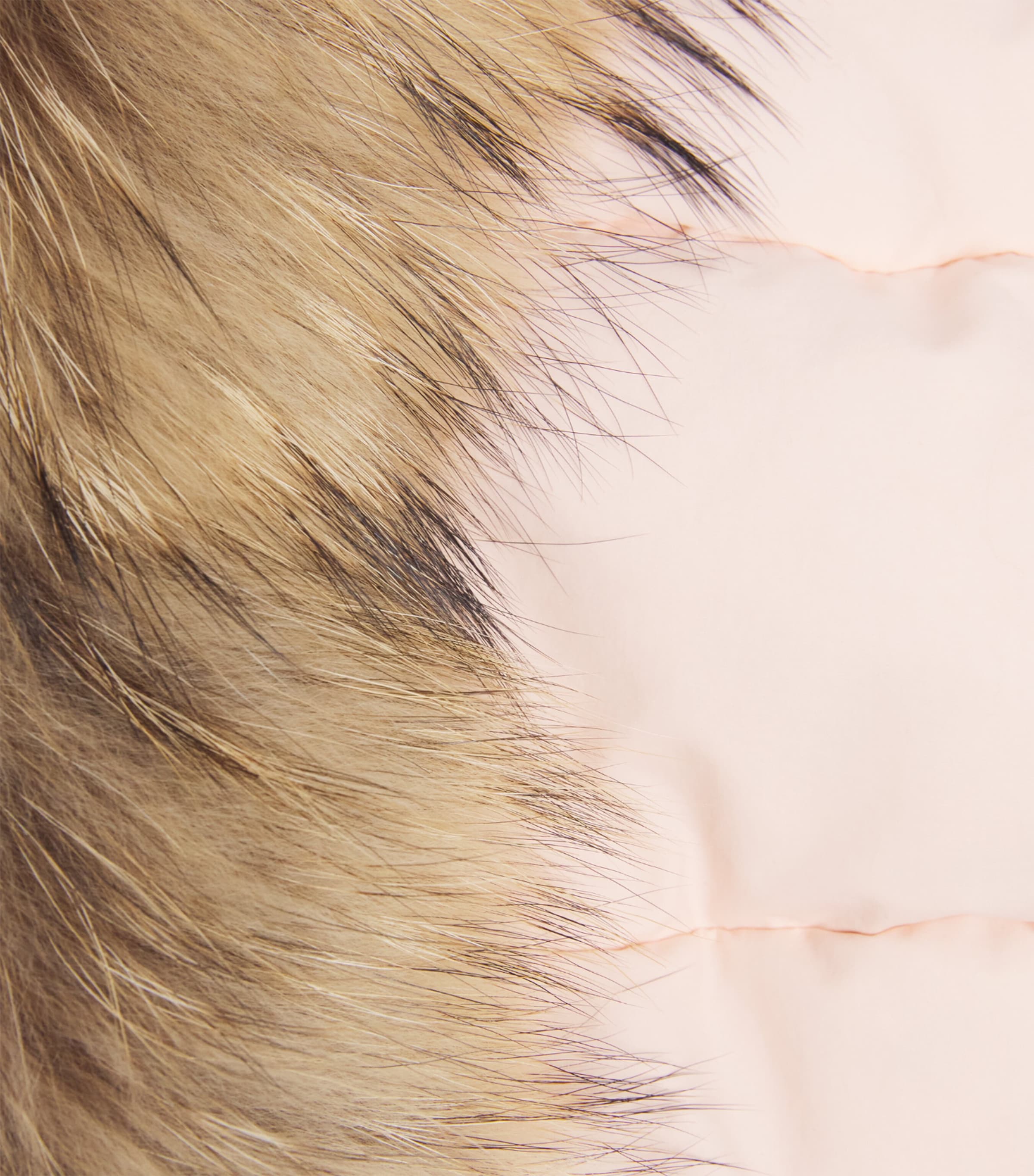 Il Gufo Down Feather-Trim Puffer Coat (2-14 Years) Baby Pink Image 3