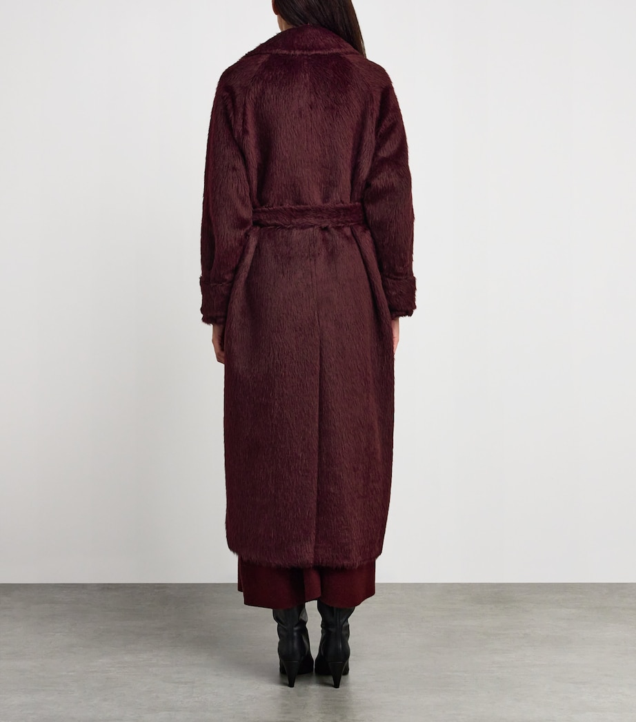 Alpaca-Virgin Wool Coat CHERRY Image 4