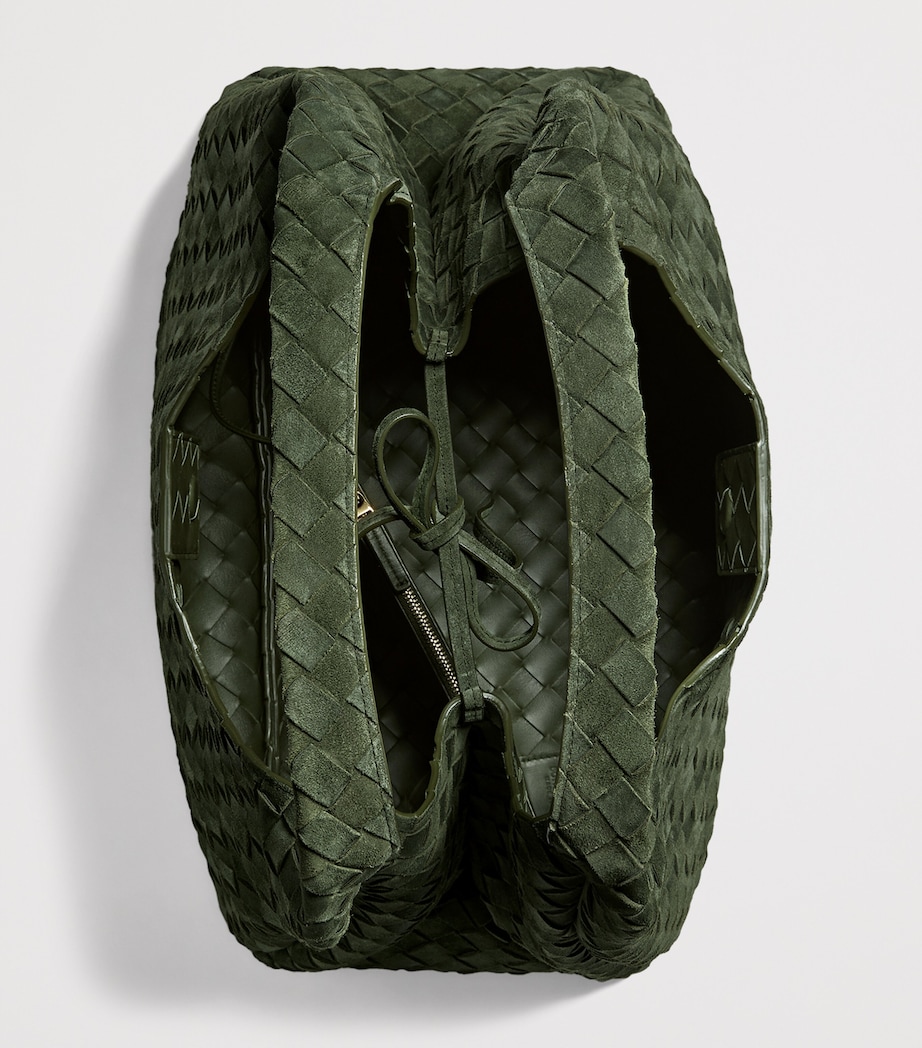 Bottega Veneta Large Suede Campana Shoulder Bag Image 2