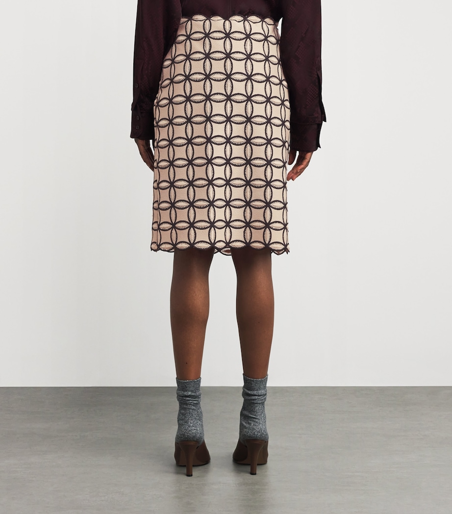 Deco Midi Skirt DBLK BLACK HONEY Image 4