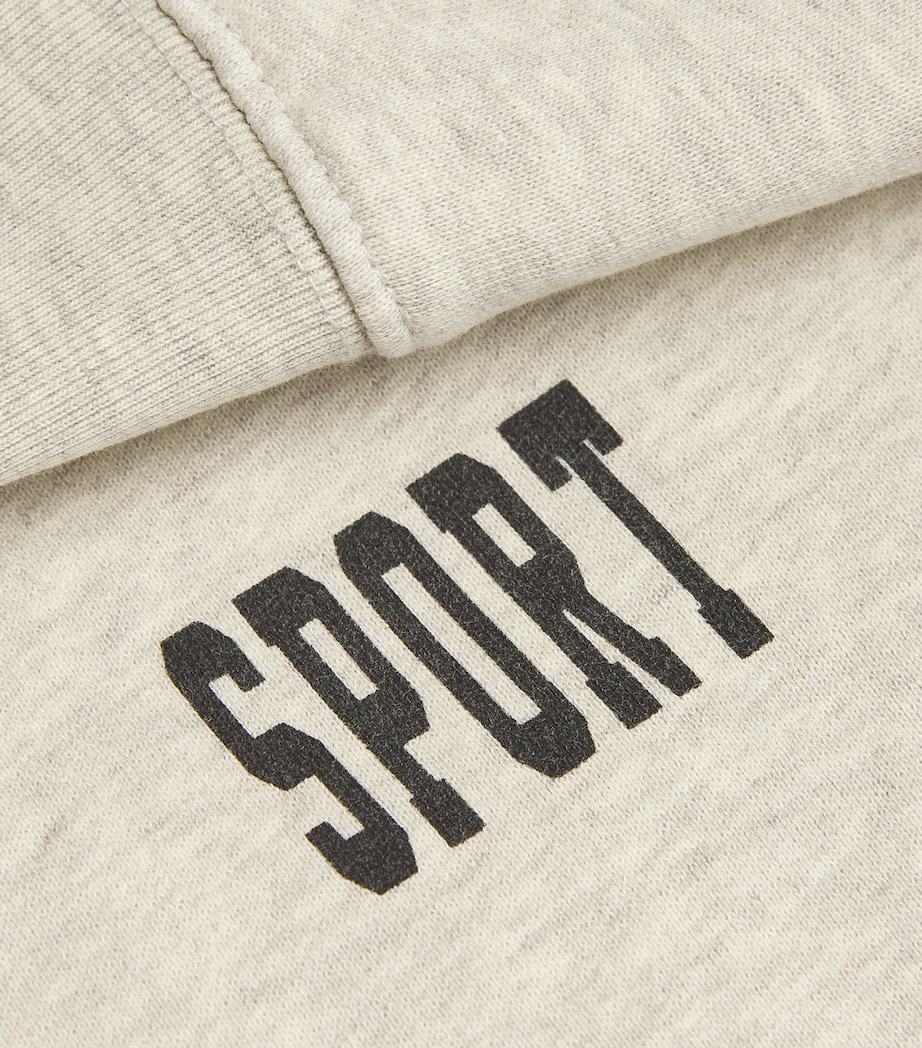 Cotton Harvey Sweatshirt GREY MELANGE Image 5