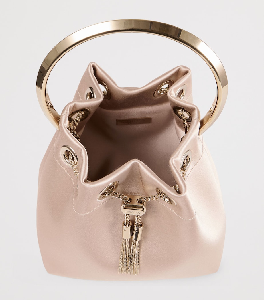 Bon Bon Satin Top-Handle Bag MACARON/LIGHT GOLD Image 5
