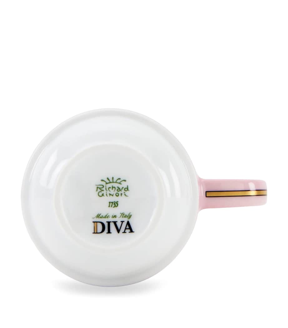 Porcelain Colonna Diva Rosa Coffee Cup (85ml) G00134902 Image 2