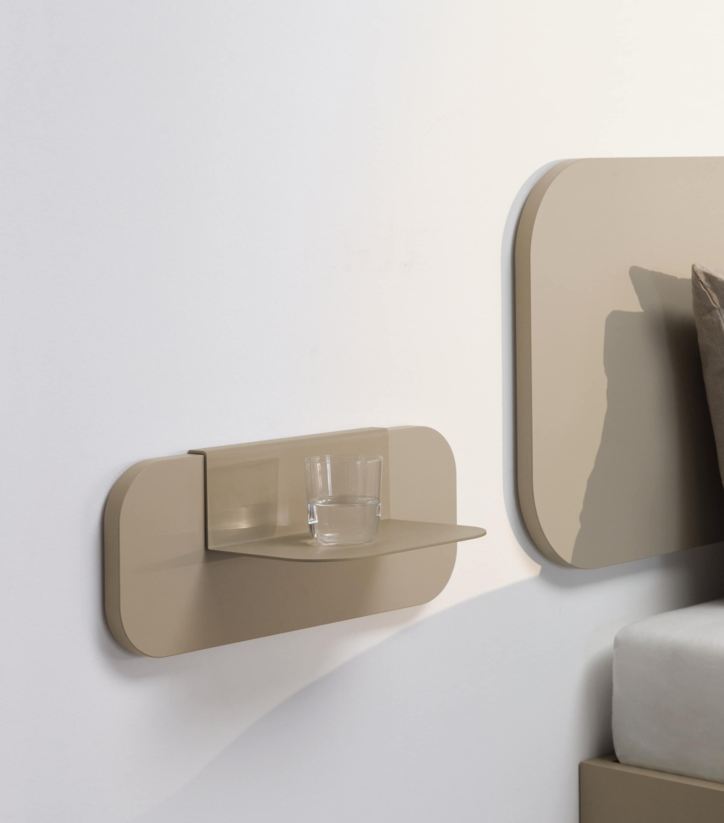 BoConcept Element Wall-Mounted Nightstand Matt Ash Grey Image 3