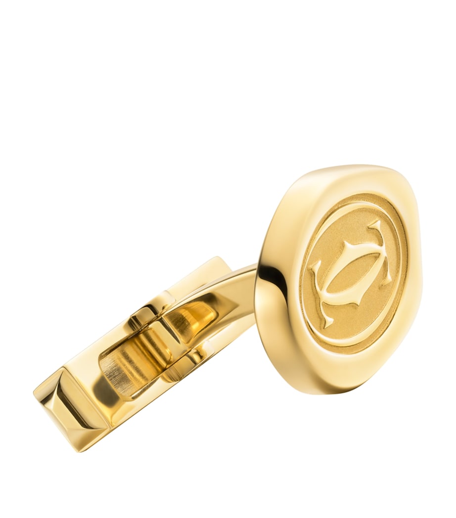 Yellow Gold Wax Seal Cufflinks YELLOW GOLD Image 3