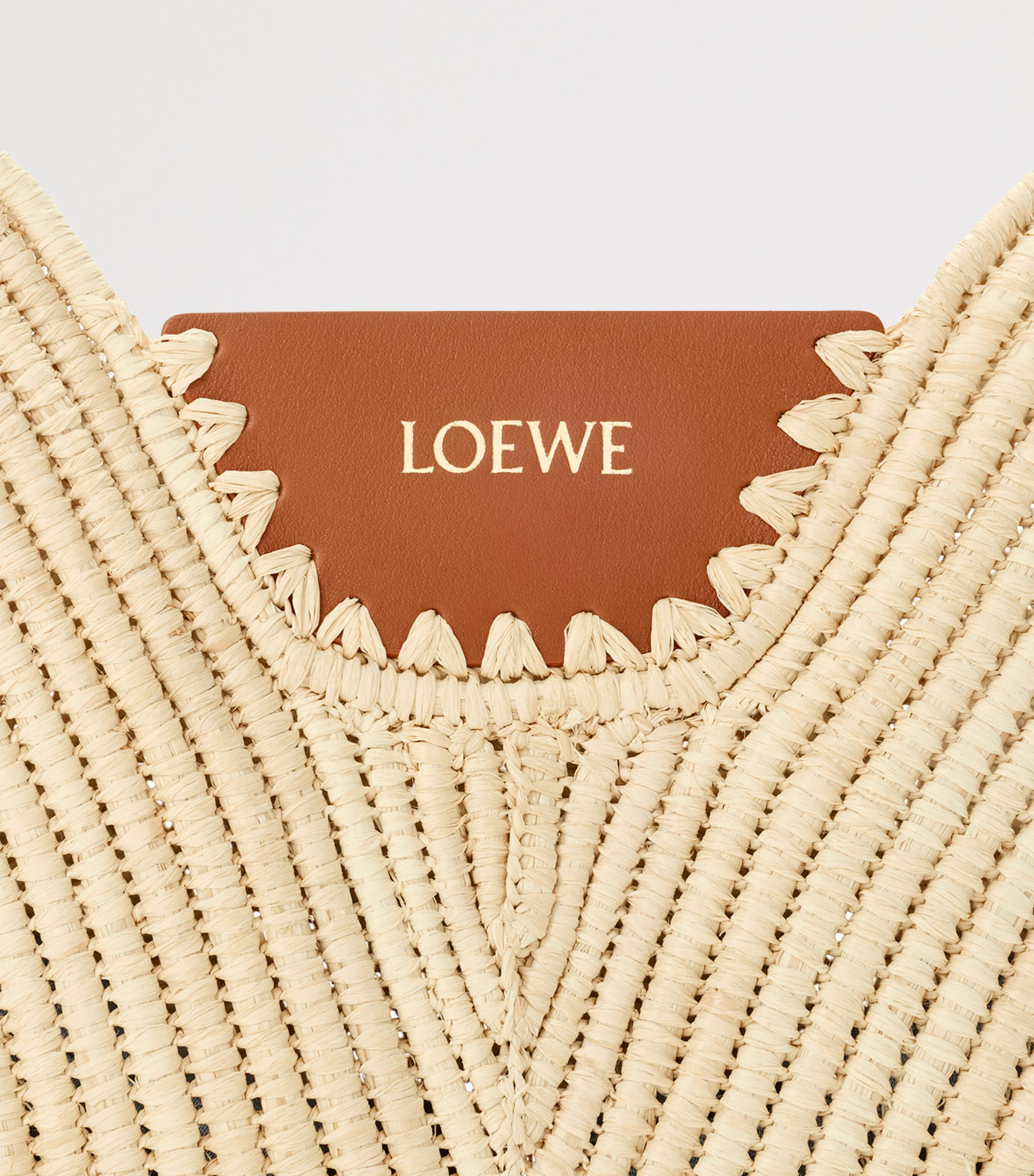 LOEWE x Paula's Ibiza Medium Raffia Swing Shoulder Bag Natural/tan Image 11