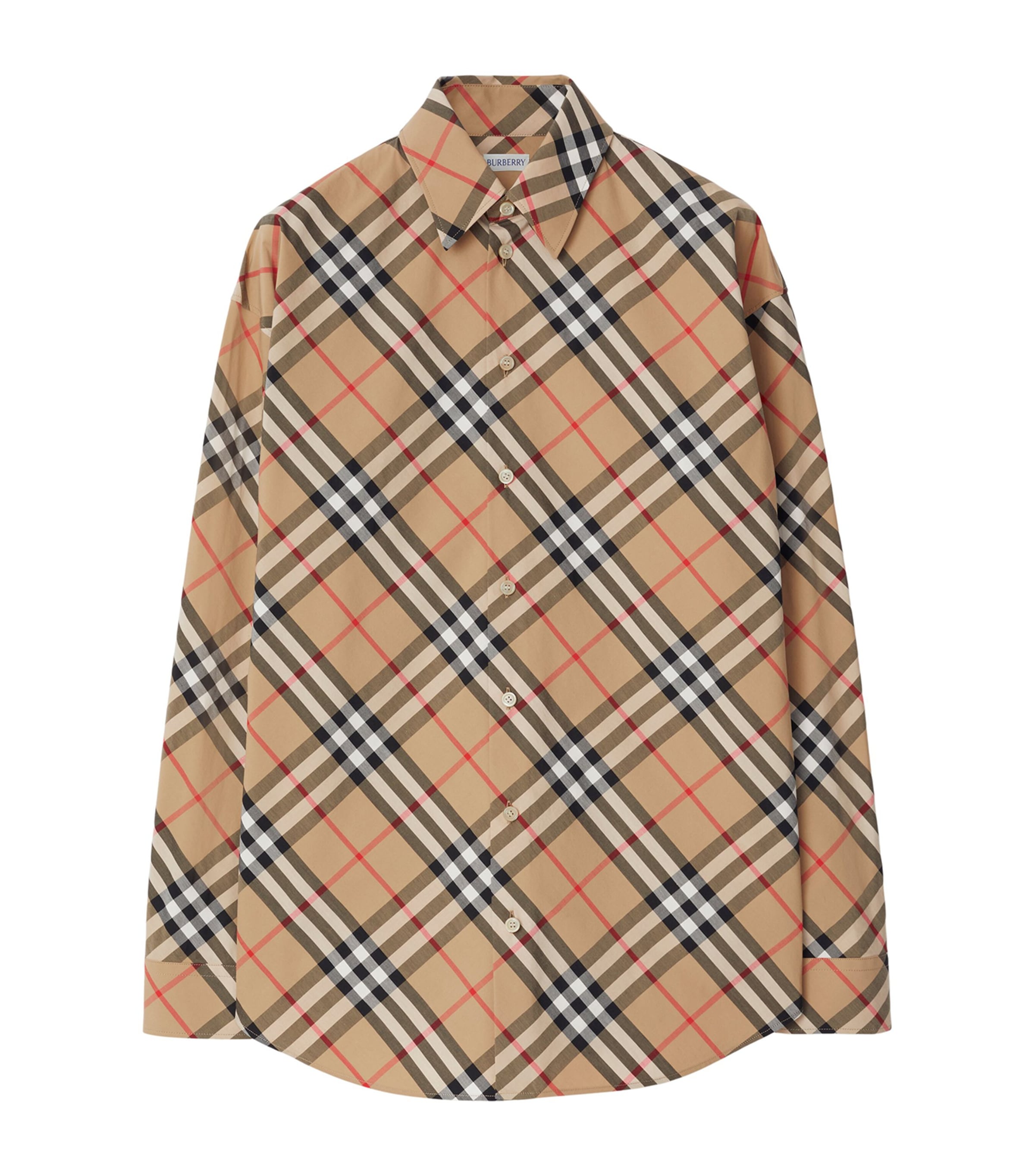 Burberry Cotton Check Shirt In Multi