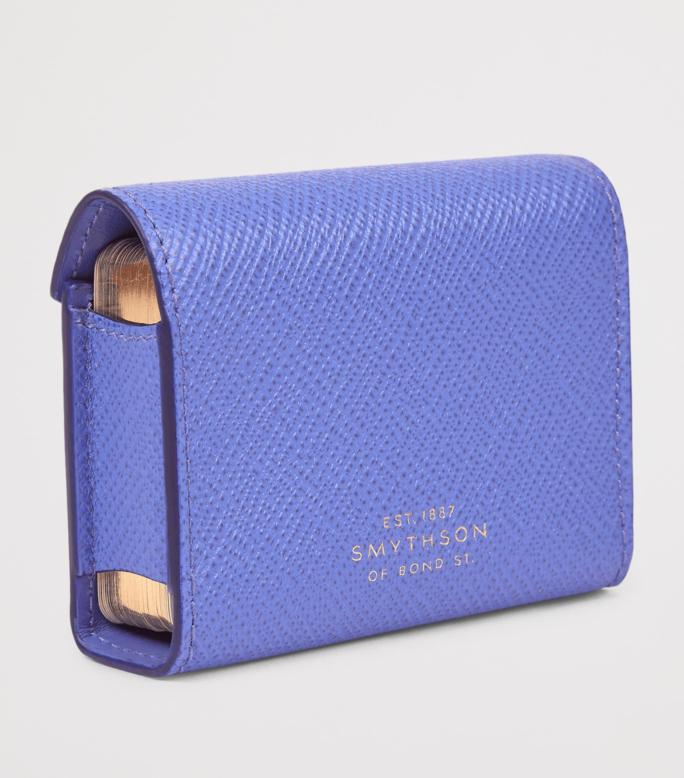 Smythson Calfskin Panama Playing Cards and Case Set Ultra Violet Image 3