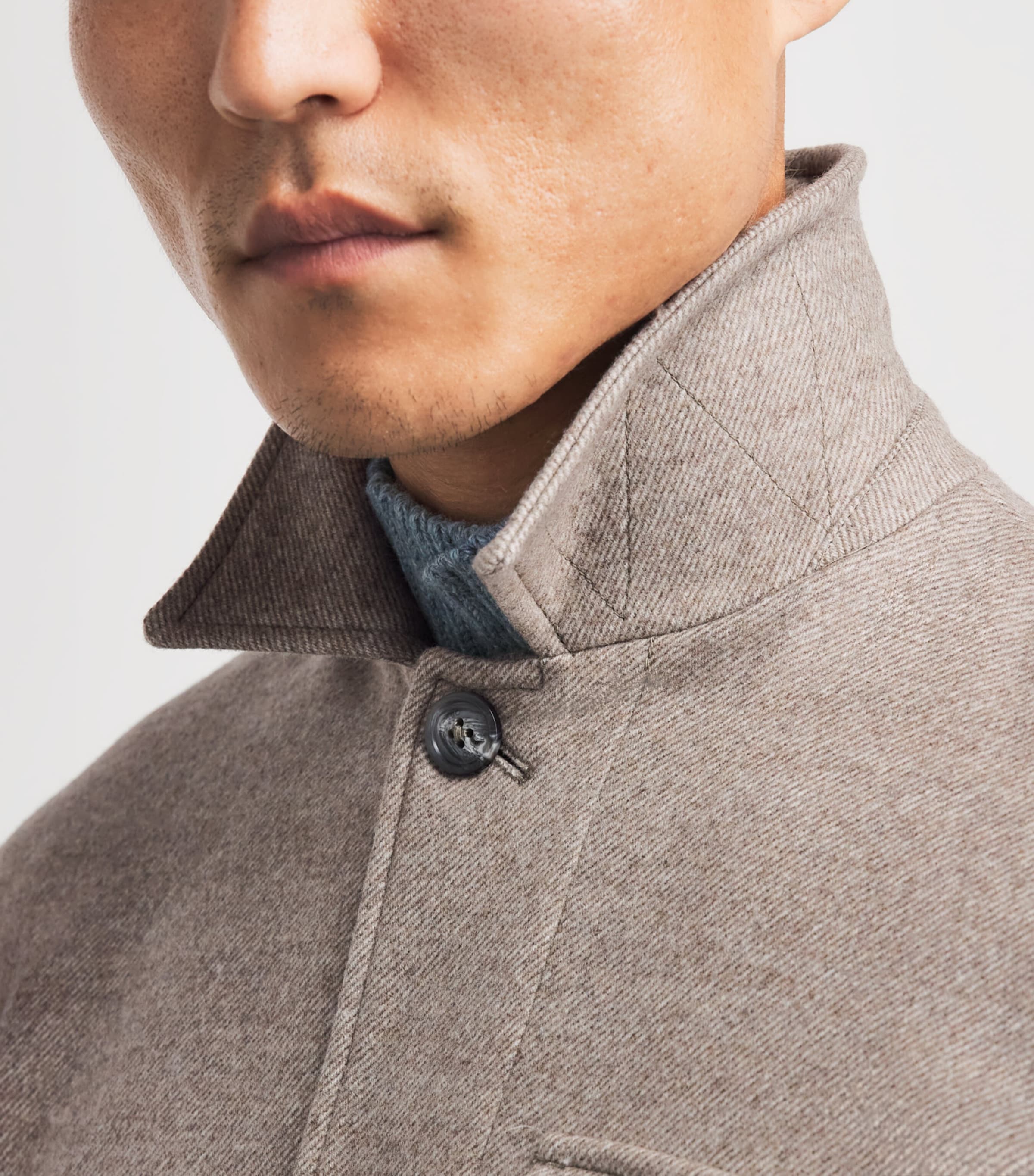 Herno Mens Virgin Wool Jacket Chantilly Image 6