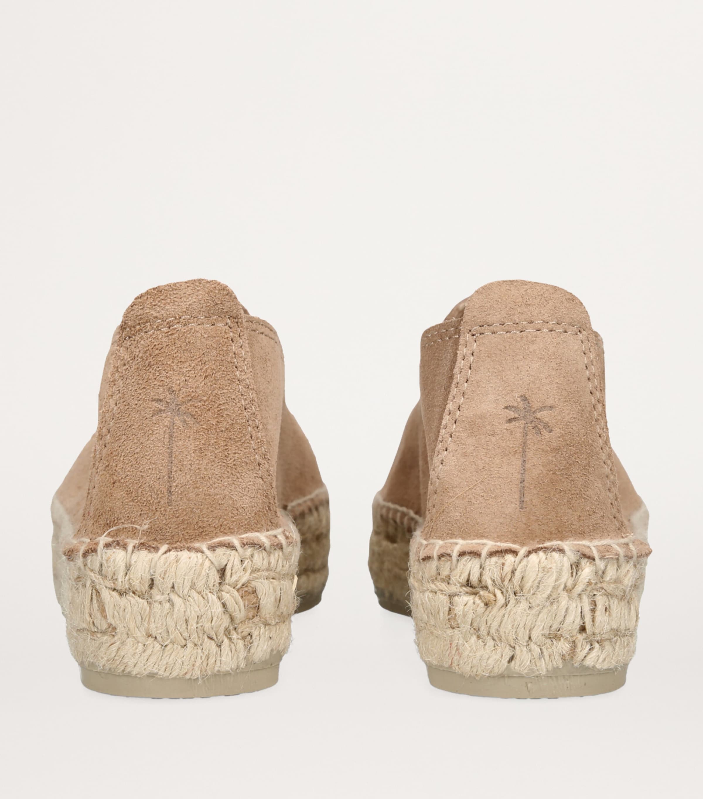 Suede Hamptons Espadrilles 40 TAUPE Image 2