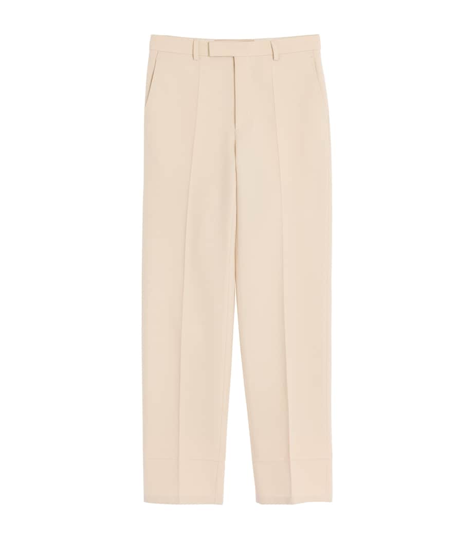Wool Straight-Leg Trousers 581 Image 1
