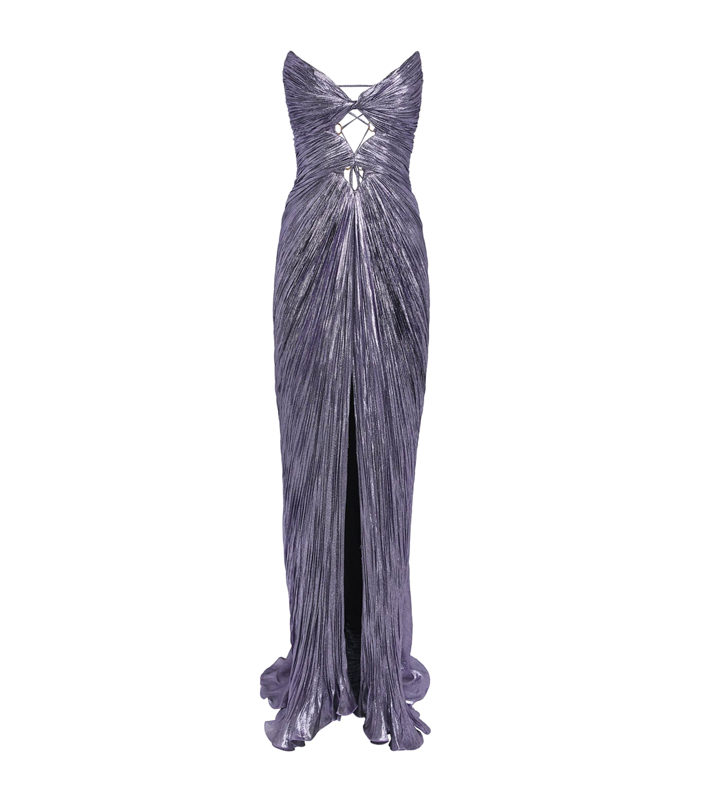 Maria Lucia Hohan Despina Maxi Dress In Blue