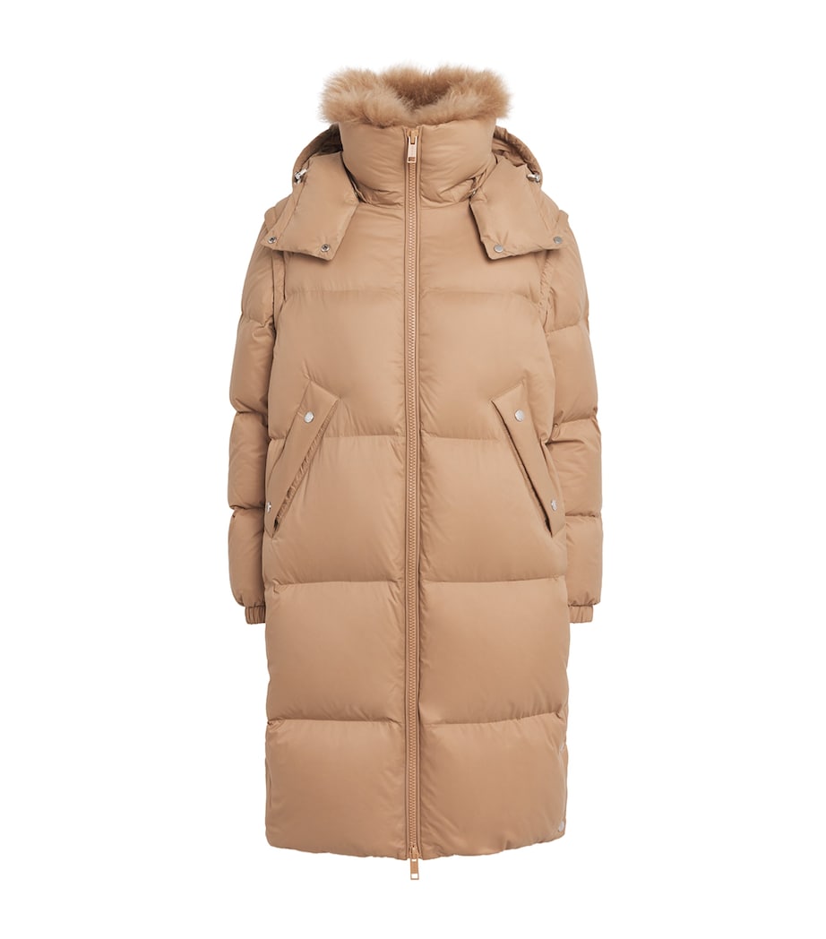 Down-Shearling Puffer Coat A2099 Image 1