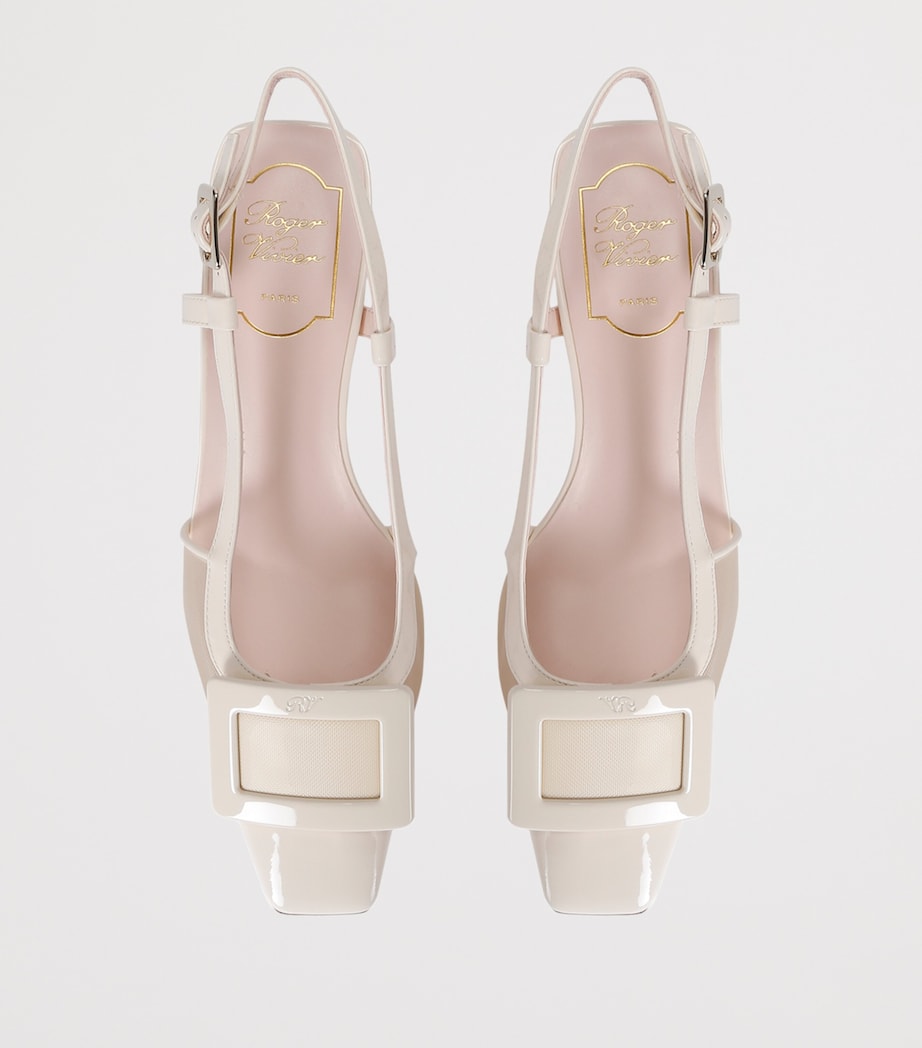 Belle Vivier Slingback Pumps 45 BONE Image 4