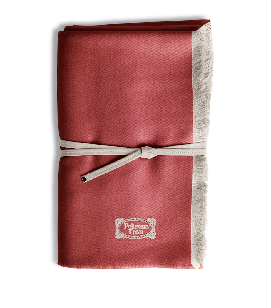 Poltrona Frau Silk Chamonix Throw Cardinal Image 1