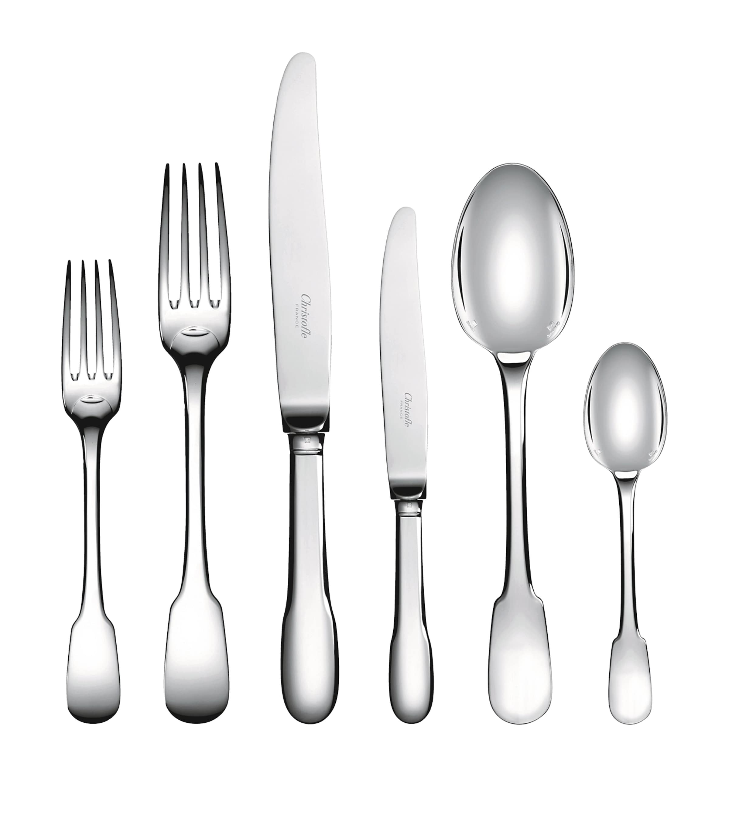 Shop Christofle Cluny Silver-plated 36-piece Cutlery Set