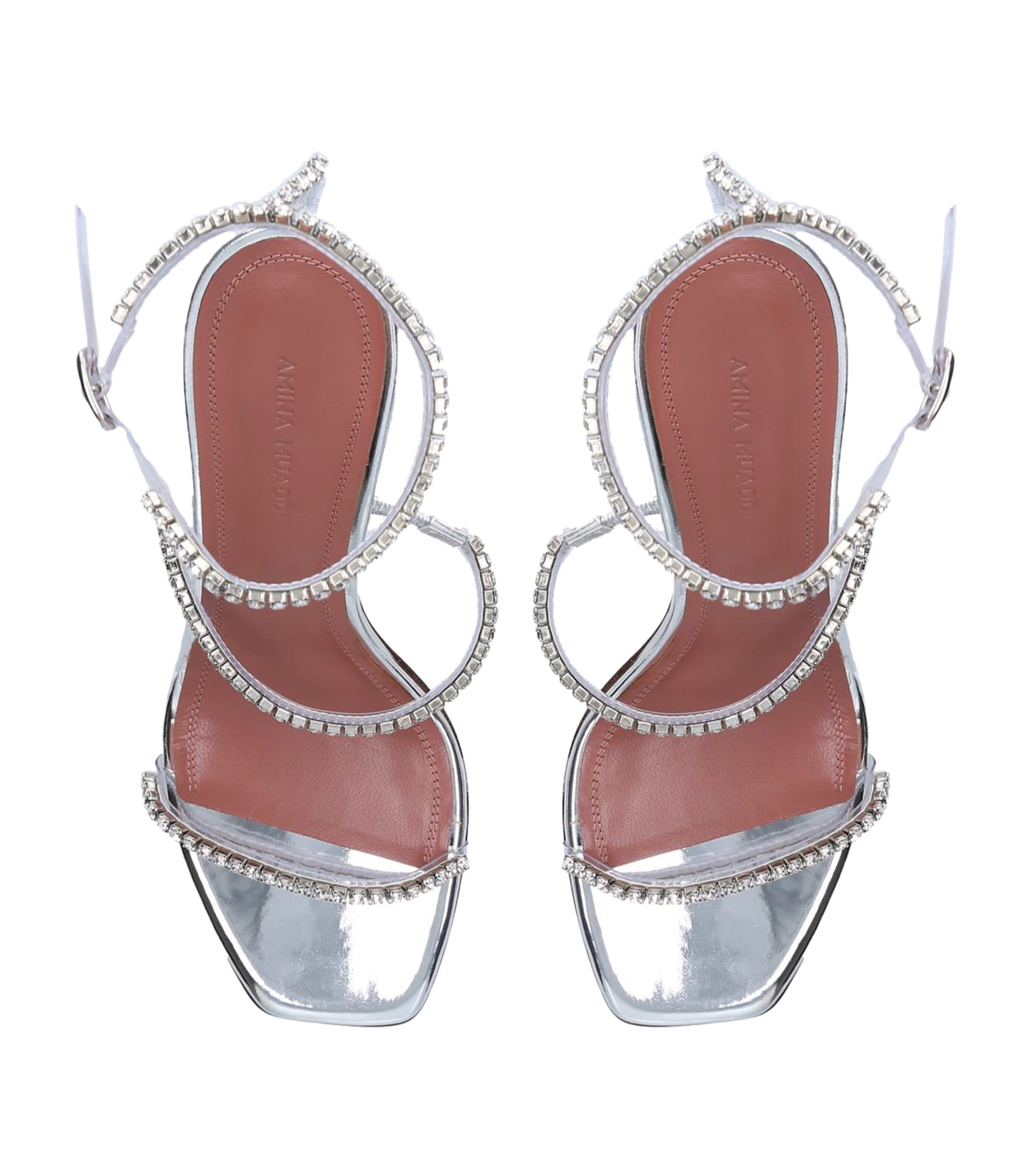 Amina Muaddi Embellished Gilda Glass Sandals 95 Other Image 5