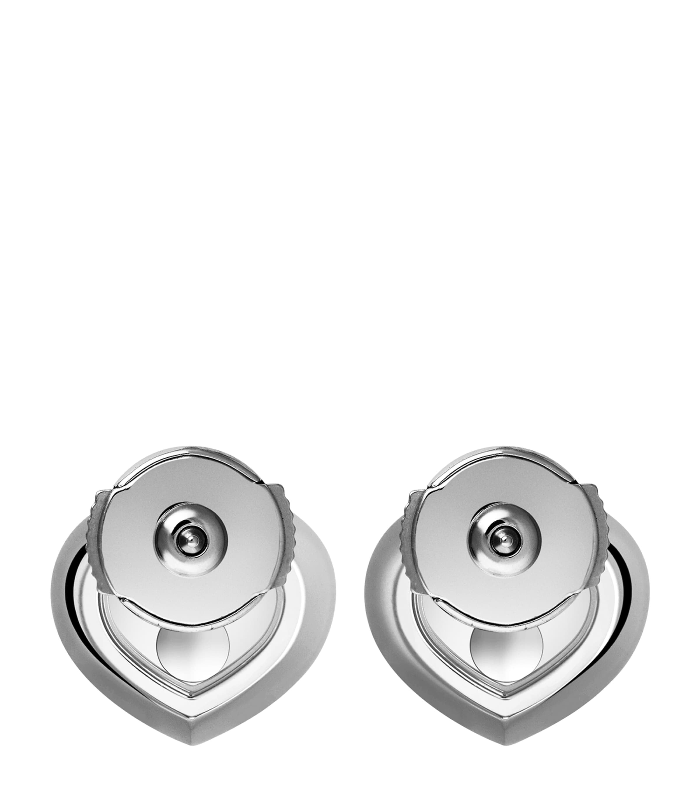 White Gold and Diamond Happy Diamonds Icons Earrings 18K WHITE GOLD Image 3