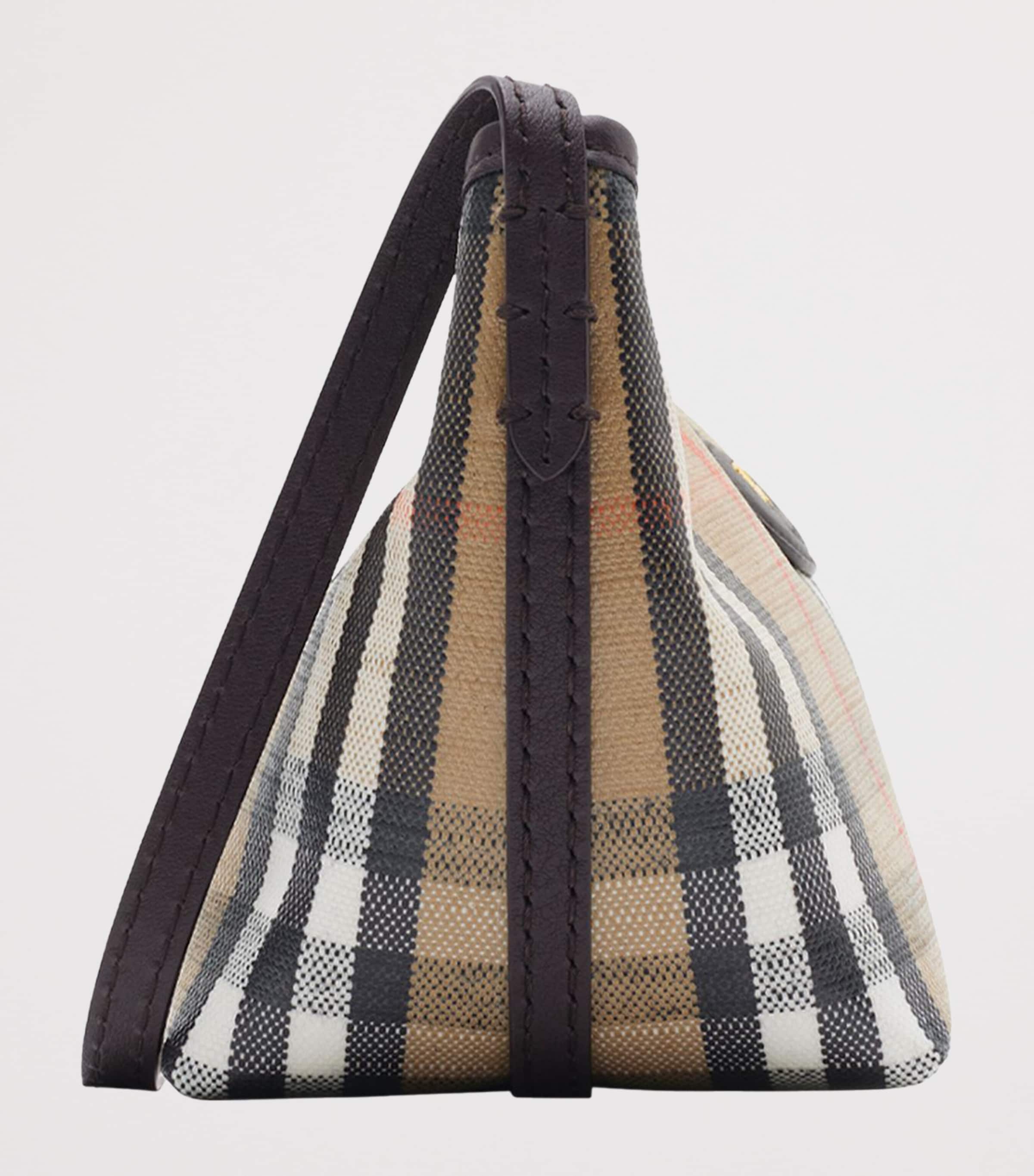 Mini Check Shoulder Bag SAND Image 4