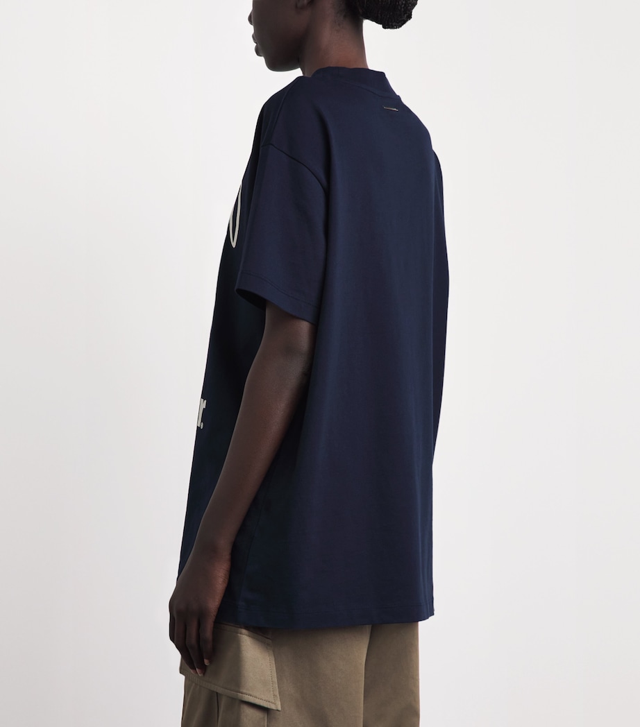 Barbour Womens x Farm Rio Wild Flower T-Shirt Navy Image 5