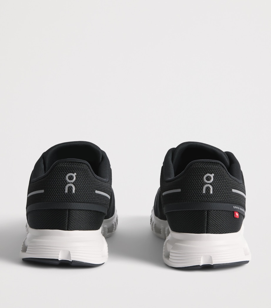 On Mens Cloud 6 Trainers Black | White Image 5
