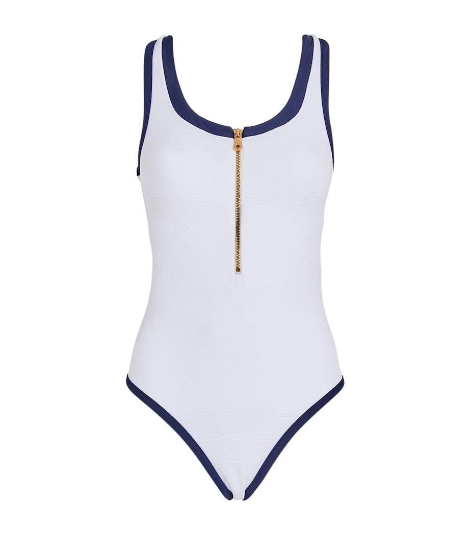 Bondi Beach Swimsuit WHITE/NAVY Image 1