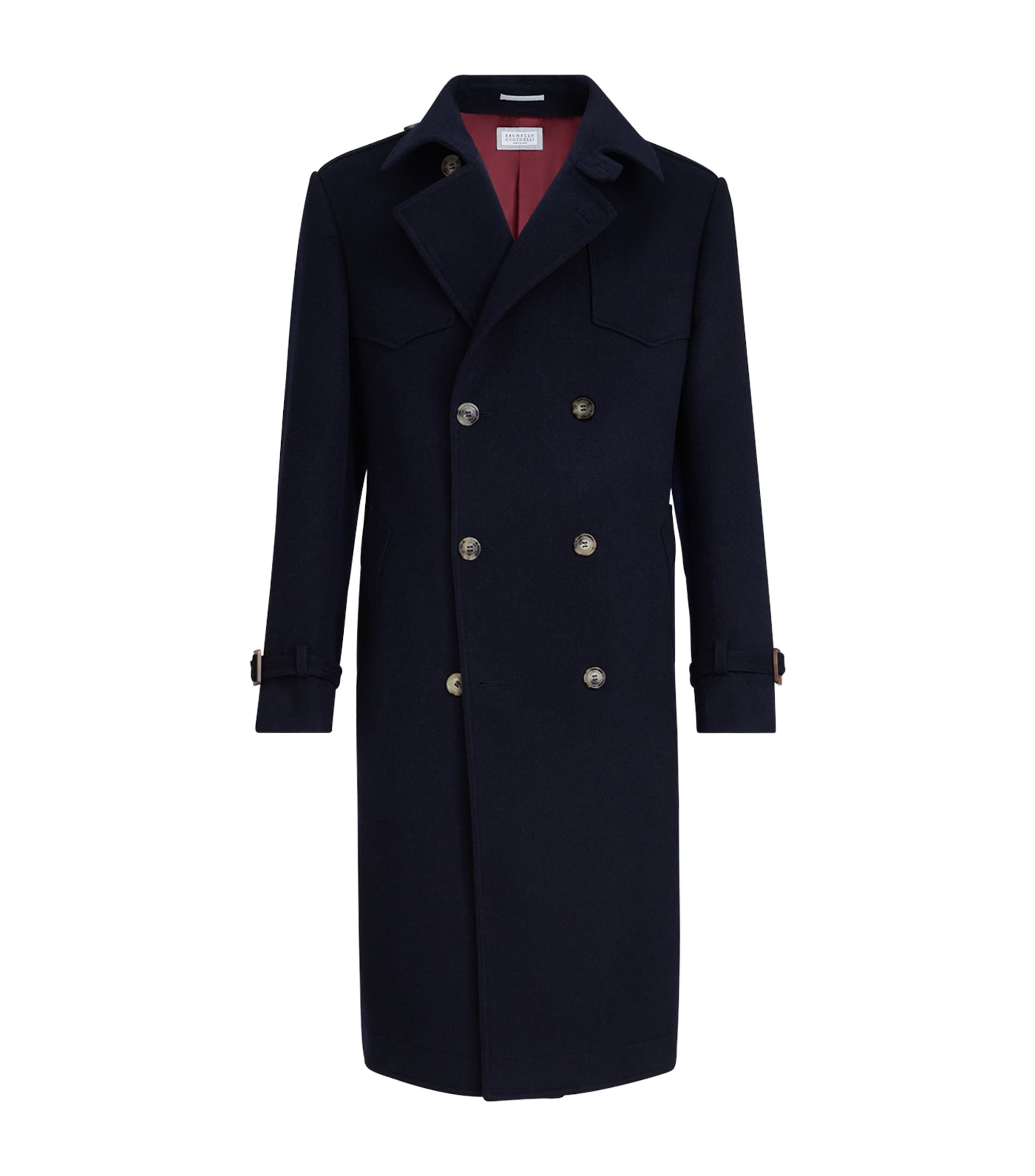 Wool Flannel Double-Cloth Trench Coat CX200 Image 1