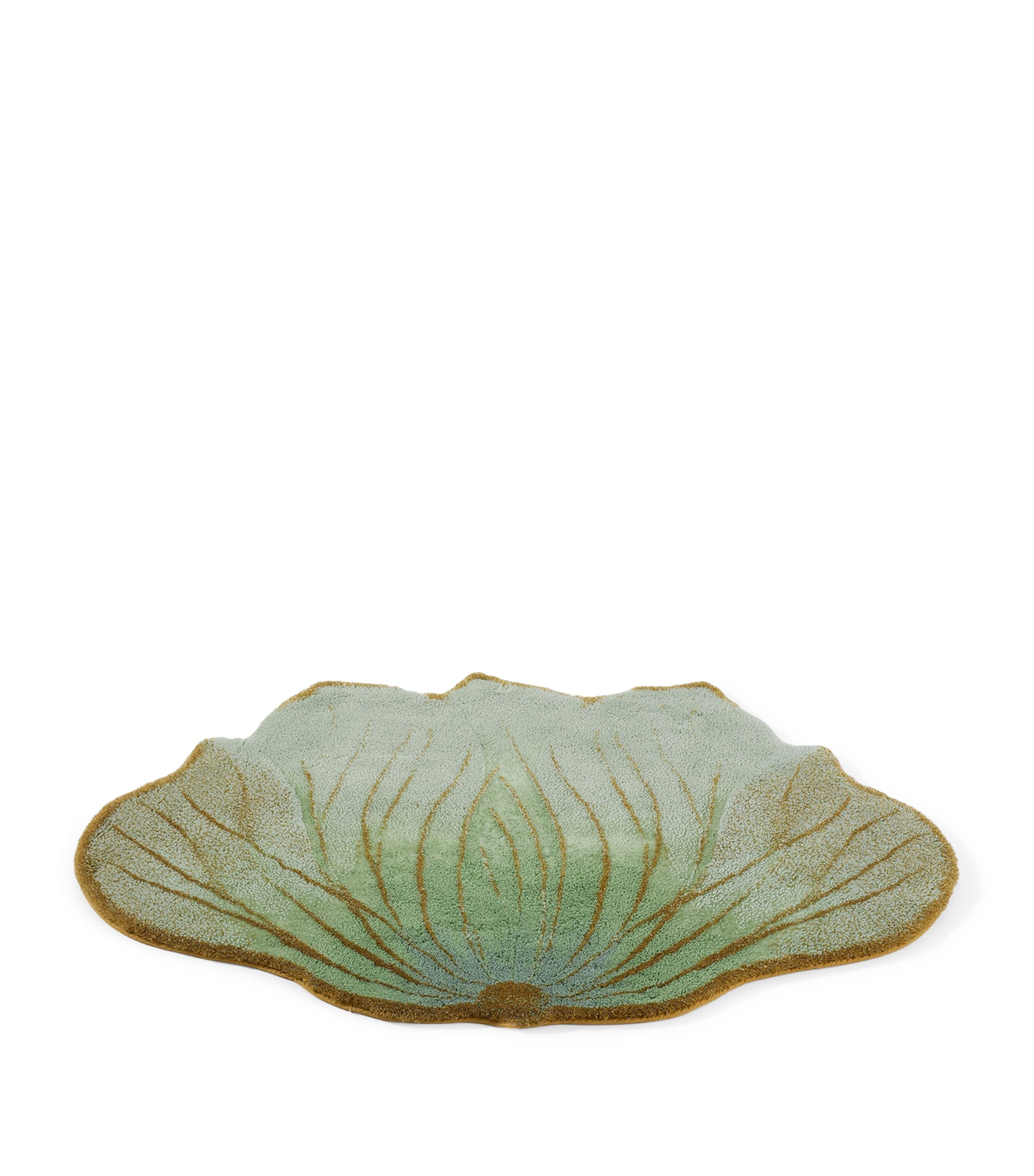 Lotus Bath Mat (80cm x 120cm) AQUA Image 3
