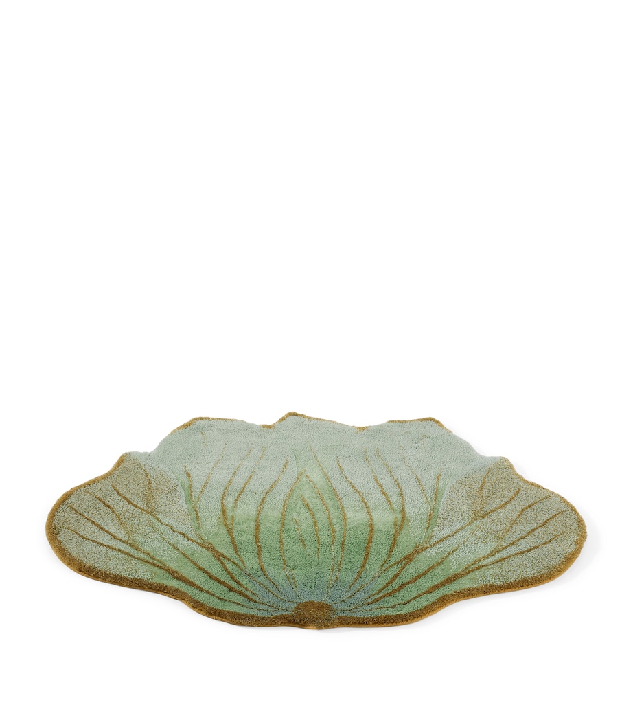 Lotus Bath Mat (80cm x 120cm) AQUA Image 3