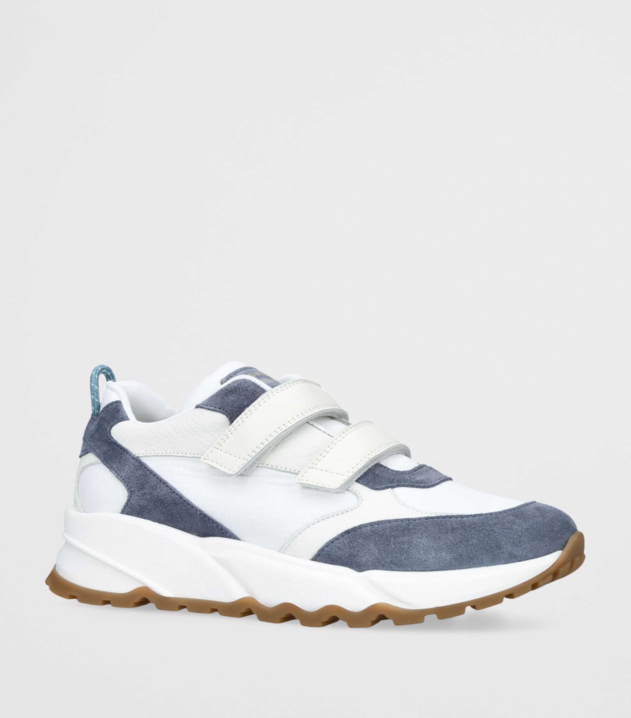 Velcro Sneakers WHITE/NAVY Image 3