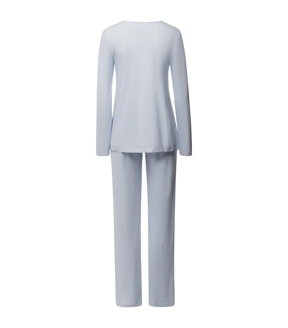 Cotton Long-Sleeve Pyjama Set POWDER BLUE Image 2