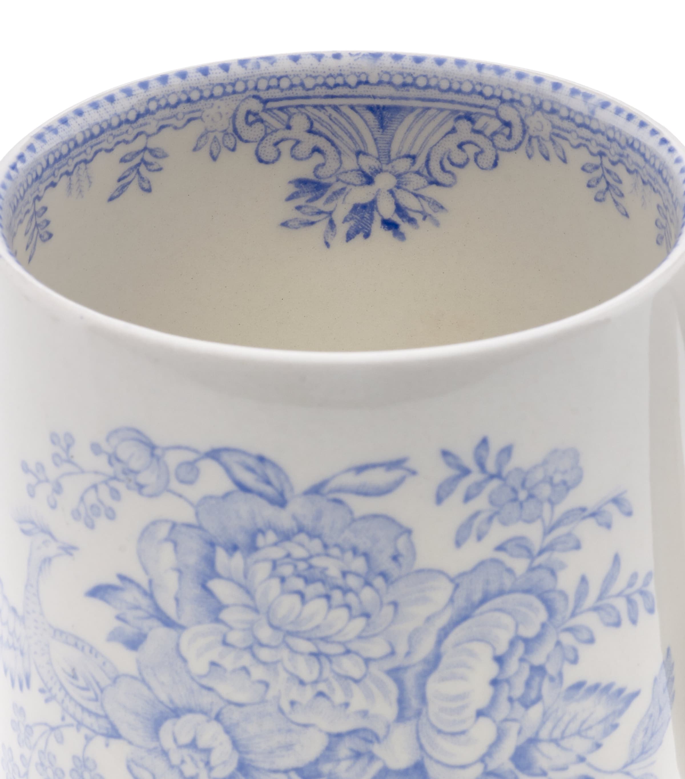 Burleigh Blue Asiatic Pheasants Mug Blue Image 2