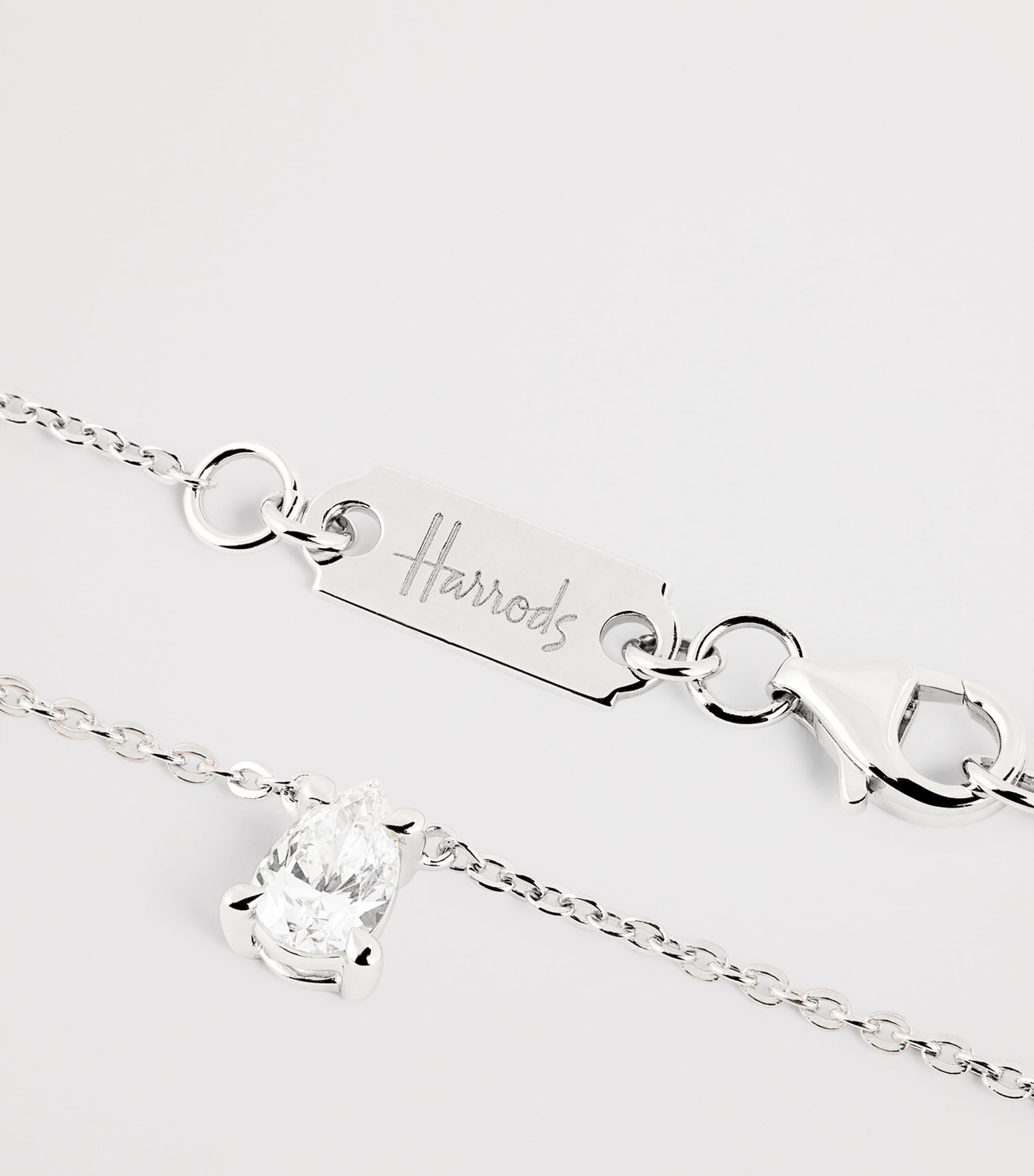 White Gold and Diamond Pendant Necklace (0.50ct) WHITE GOLD Image 5