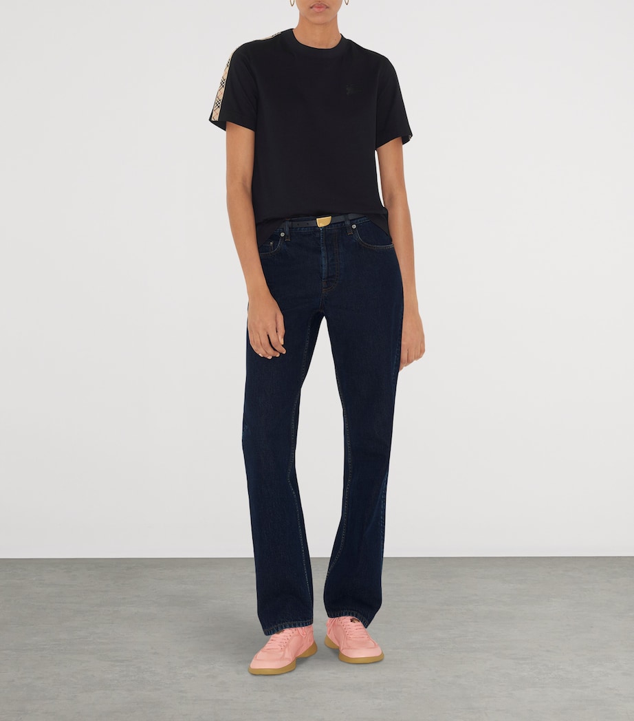 Check-Trim EKD T-Shirt BLACK Image 2