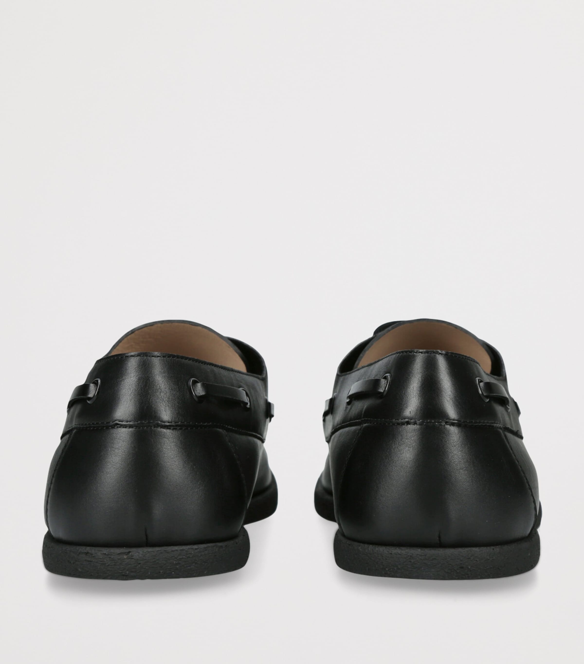 Novus Leather Sailor Shoes BLACK Image 2